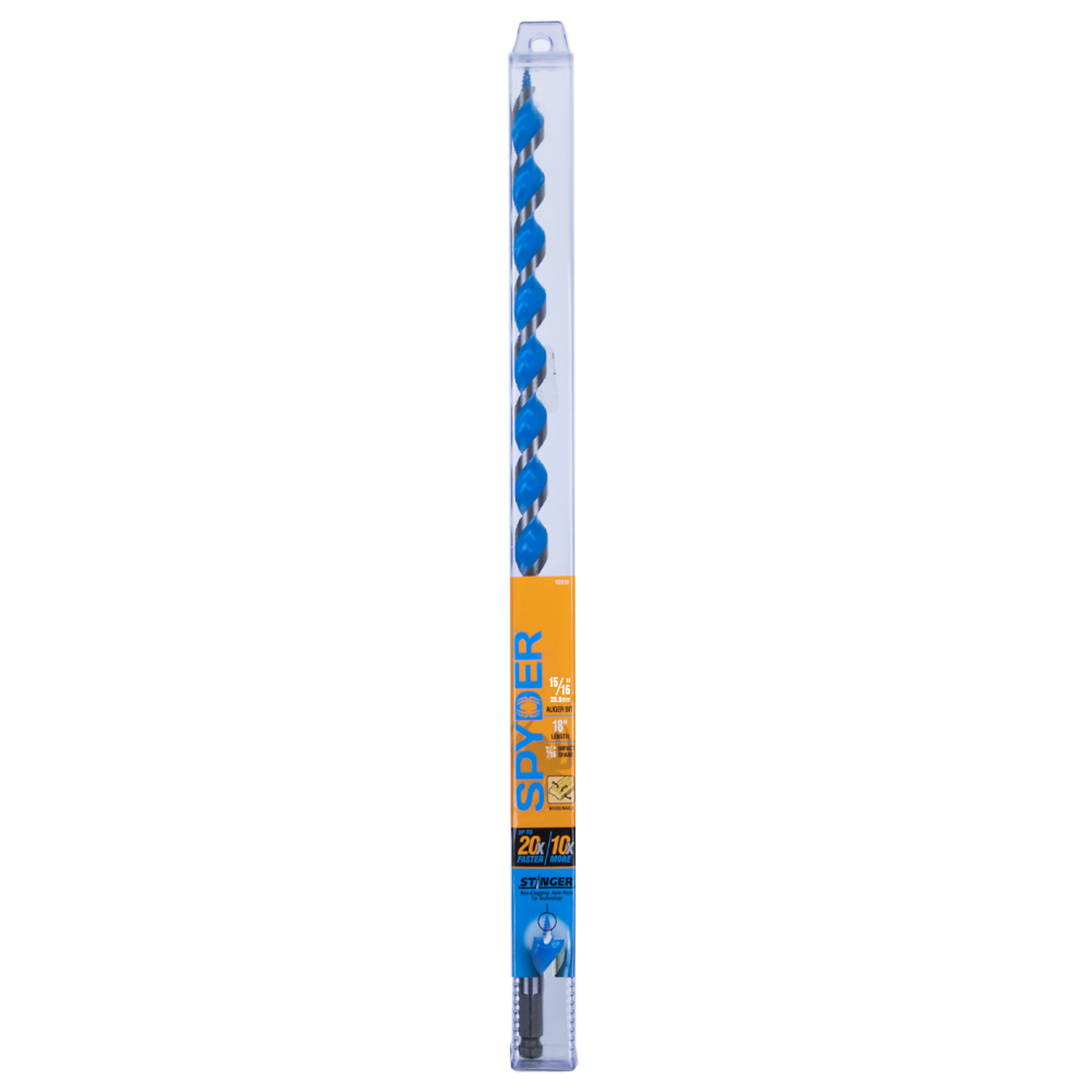 SPYDER Stinger™, 15/16in.x 18in. Stinger Auger Bit, Included (qty.) 1 Model# 12027